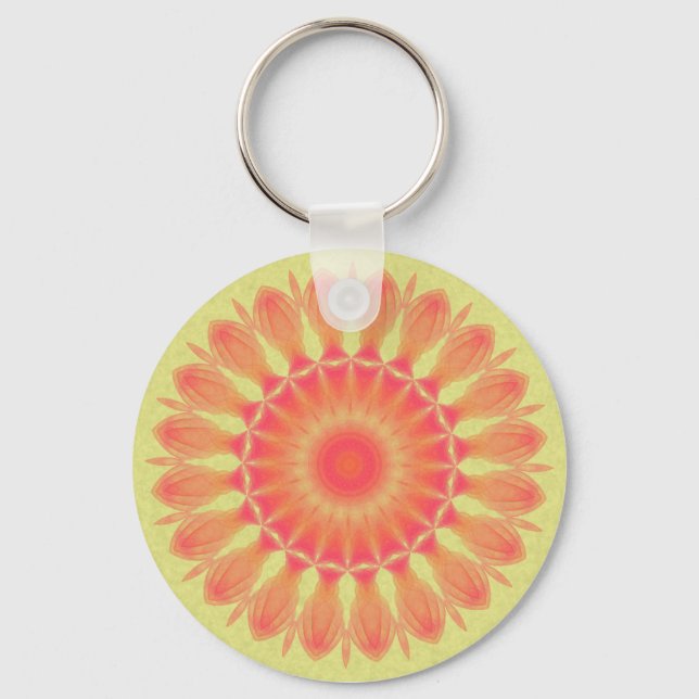 Indian Paintbrush Keychain (Front)