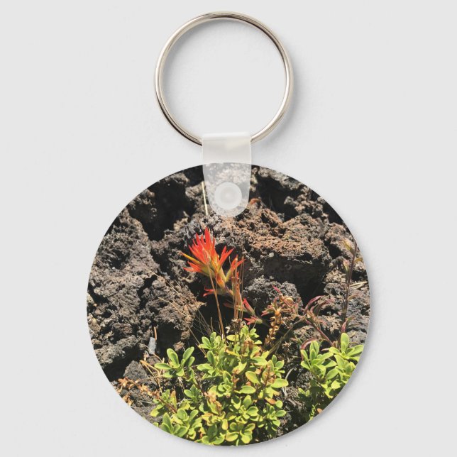 Indian Paintbrush Keychain (Front)
