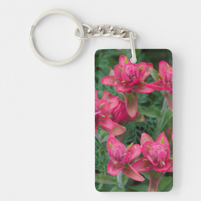 Indian Paintbrush Keychain (Front)