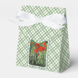 Indian Paintbrush Painting - Original Flower Art Favor Box
