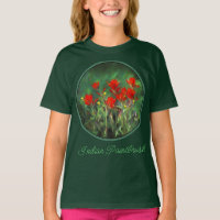 Indian Paintbrush Painting - Original Flower Art T