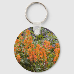 Indian Paintbrush Patch Keychain