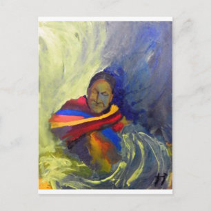 indian-painting postcard