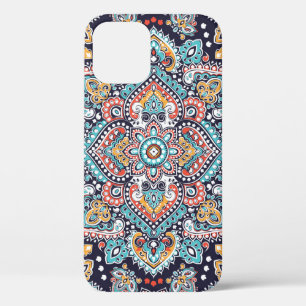 Indian Paisley: Ethnic Mandala Pattern iPhone 12 Case