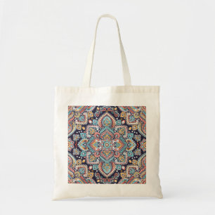 Indian Paisley: Ethnic Mandala Pattern Tote Bag
