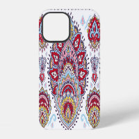 Indian paisley floral, ethnic medallion.