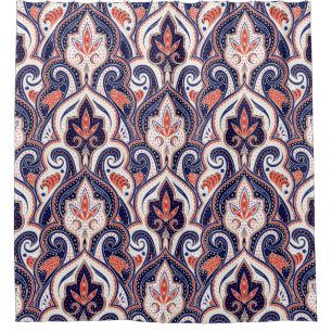 Indian Paisley: Floral Medallion Seamless.