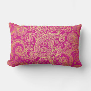 Indian Paisley Lumbar Pillow