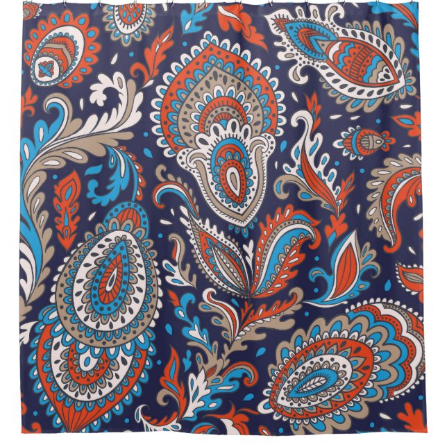 Indian Paisley Medallion Ethnic Pattern. (Front)