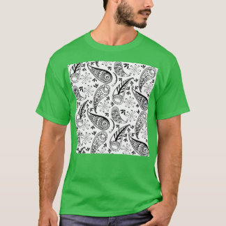 Indian Paisley Pattern Mankolam T-Shirt
