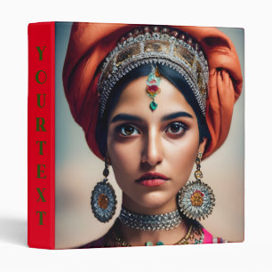 Indian Pakistani girl in traditional dress Binder