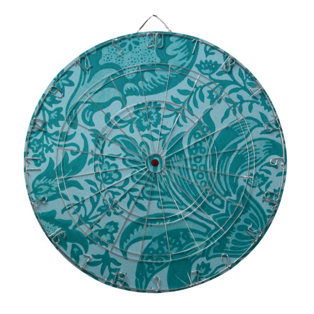 Indian Pattern (by William Morris) Dart Board (Front)