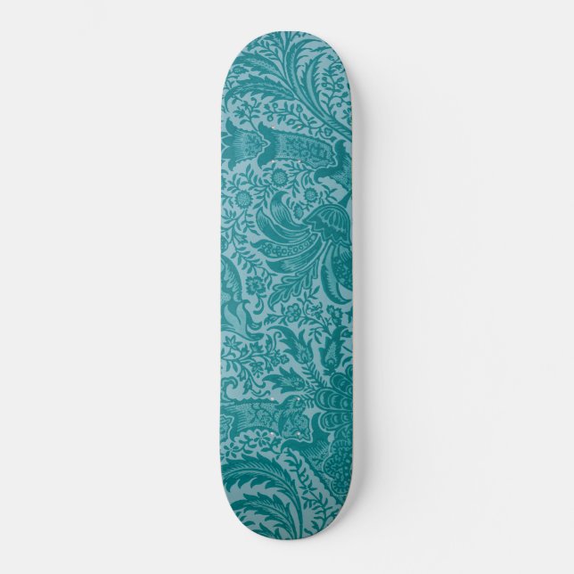 Indian Pattern (by William Morris) Skateboard (Front)