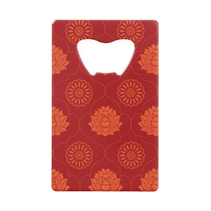 Indian Pattern Credit Card Bottle Opener