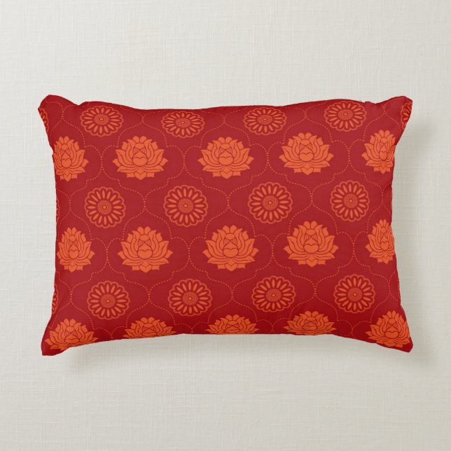 Indian Pattern Decorative Pillow (Front)