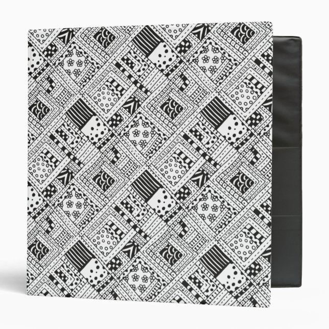 Indian Pattern Doodle Binder (Front/Inside)