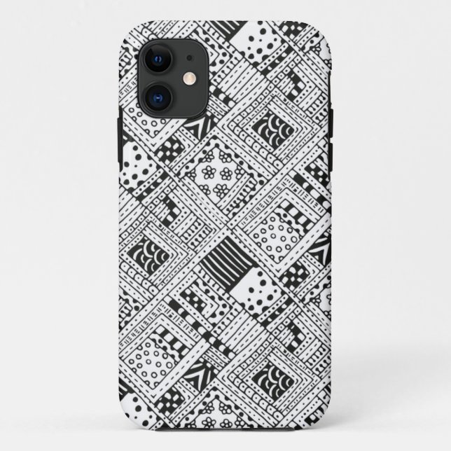 Indian Pattern Doodle Case-Mate iPhone Case (Back)
