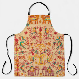 Indian pattern on fabricindian, fabric, india, orn apron