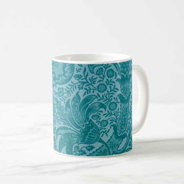 Indian Pattern, William Morris Coffee Mug (Front Right)
