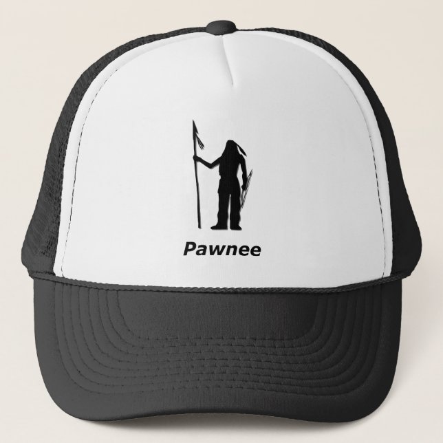 Indian Pawnee Trucker Hat (Front)