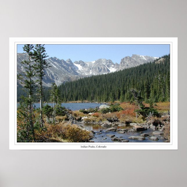 Indian Peaks, Colorado Poster (Front)