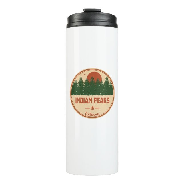 Indian Peaks Wilderness Colorado Thermal Tumbler (Front)