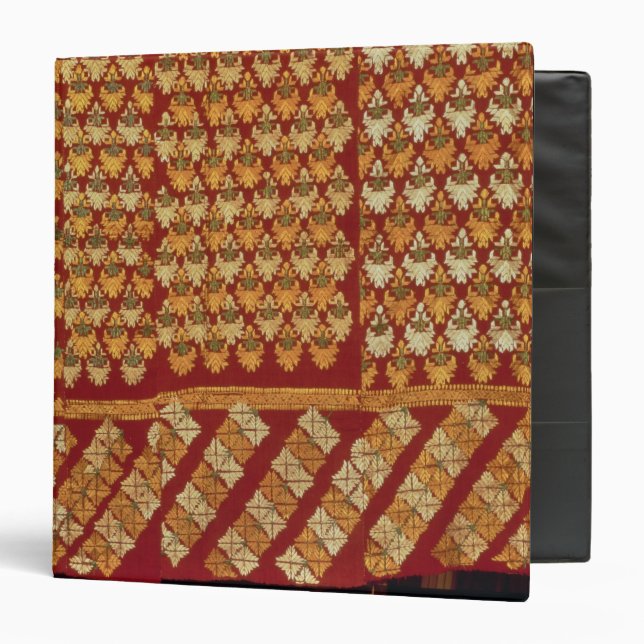 Indian Phulkeri embroidery Binder (Front/Inside)