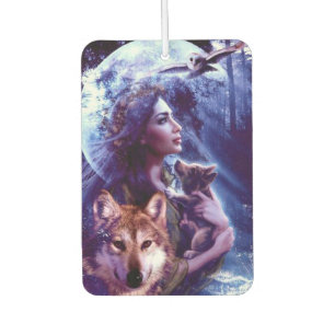 Indian Princess and Animals Air Freshener