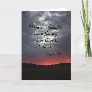 Indian Quote Greeting Card 