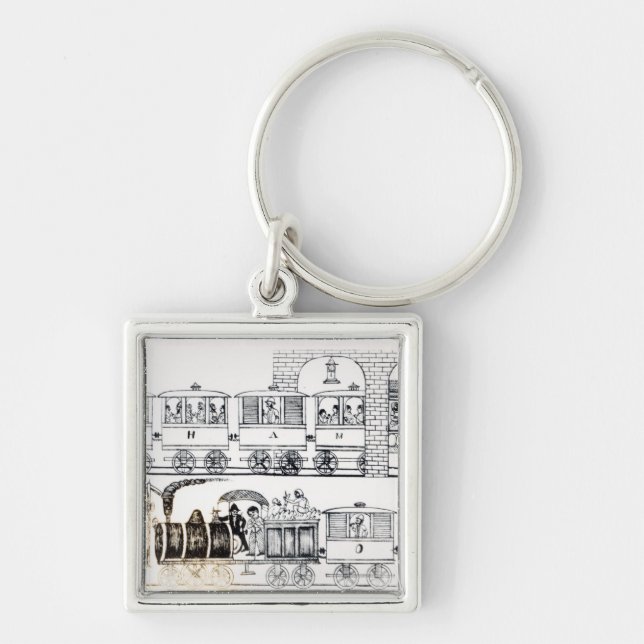Indian Railway Keychain (Front)