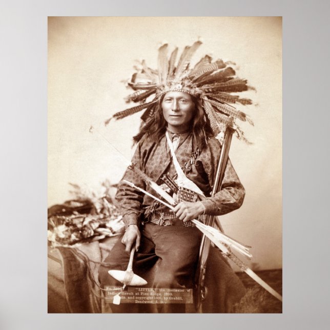 Indian Revolt Instigator, 1890 Poster (Front)