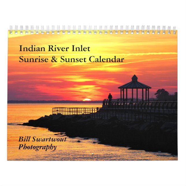 Indian River Inlet Sunrise & Sunset Calendrier 202 (Protection)