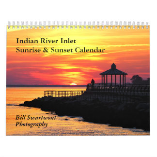 Indian River Inlet Sunrise & Sunset Calendrier 202