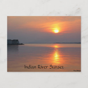Indian River Sunset Ocean City Postcard