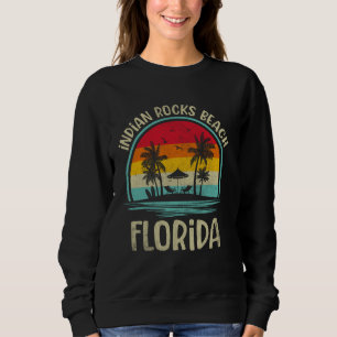 Indian Rocks Beach Florida Palm Tree Family Summer Sweatshirt