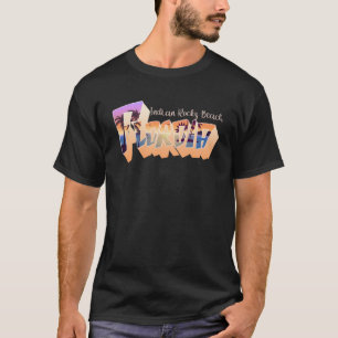 Indian Rocks Beach Florida Retro Sunset Vacation T-Shirt