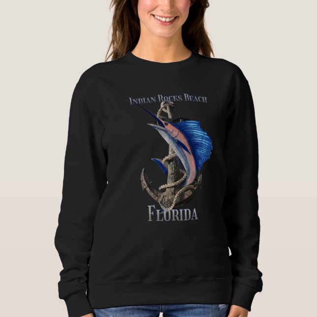 Indian Rocks Beach Florida Swordfish Marlin Ocean  Sweatshirt (Front)
