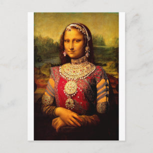 Indian Royal Monalisa Postcard