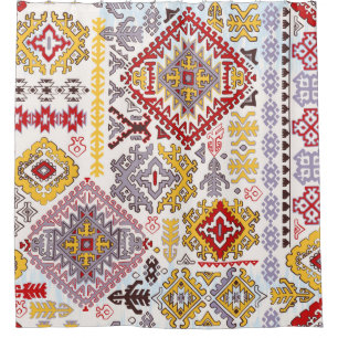 Indian rug paisley ornament pattern. Ethnic Mandal