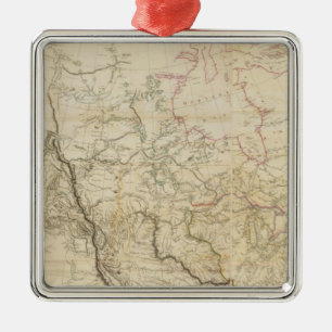 Indian Settlements in North America 2 Metal Ornament