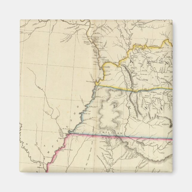 Indian Settlements in North America 3 Magnet (Front)
