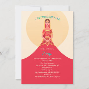 Indian Shower Invitation
