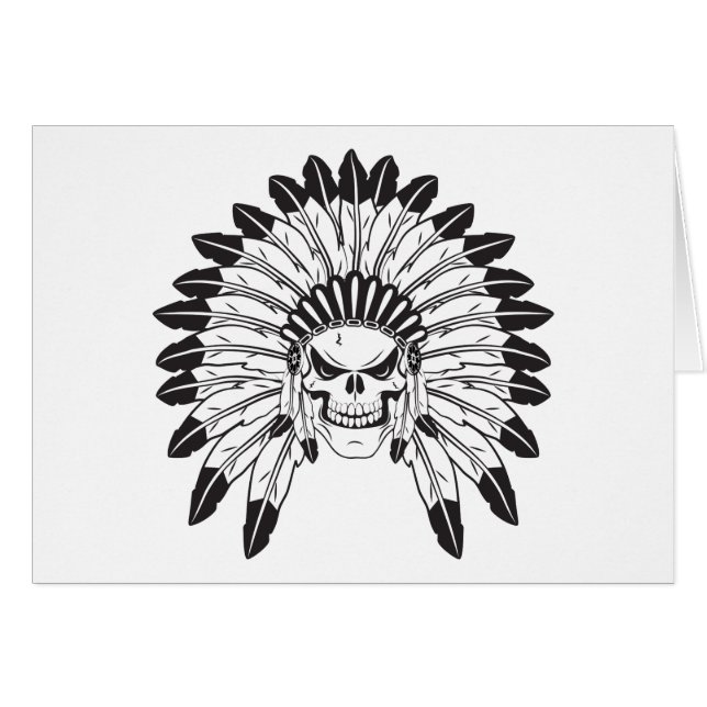 Indian Skull Chief (Front Horizontal)