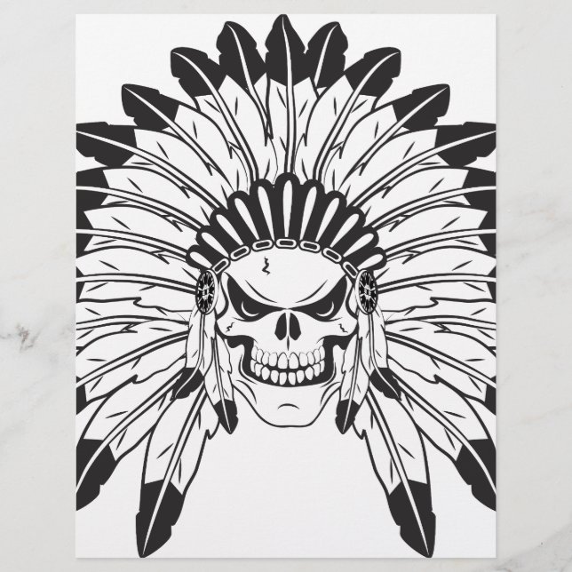 Indian Skull Chief (Front)