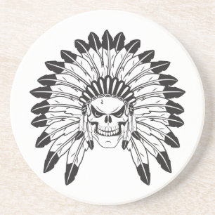 Indian Skull Chief Coaster