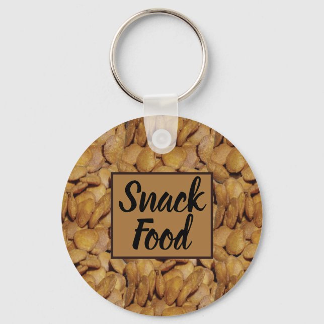 Indian Snack Rice Fritters Snack Food  Keychain (Front)