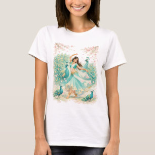 Indian Spring - Dance with Peacocks T-Shirt