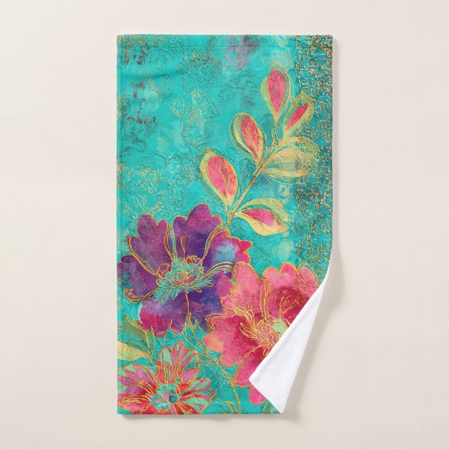 Indian style design hand towel (Hand Towel)