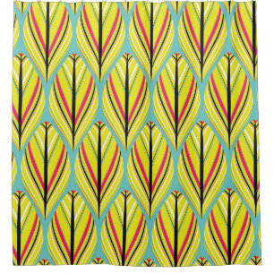 indian style feathers seamless pattern in yellow b