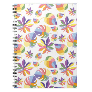 Indian Summer Autumn With Colourful Leaves Notebook